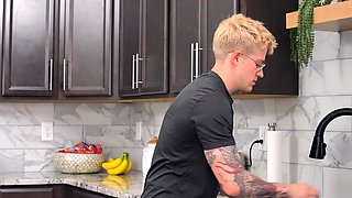 Bratty step sister teen bosses her new step brother around