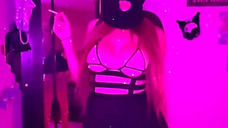 Artemisia Love Sexy Outfit and Balaclava Smoking Session for You
