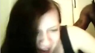 Black on Cute White Babe: Doggy, Big Tits  Hardcore Porn