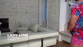 Behind The Sequences Of Bodacious Woman Lyne Likes A Gigantic Stiffy