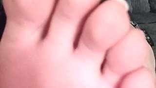 Milf school principal having a foot fetish in her office