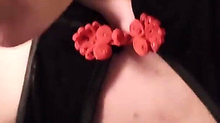 Black Dress Best Blowjob with Cum Swallow Cum in Mouth