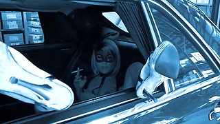 German Domination Scene - Blonde in Fetish Gear