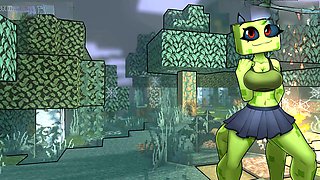 3D animated police fantasy with an 18-year-old girl getting down and dirty