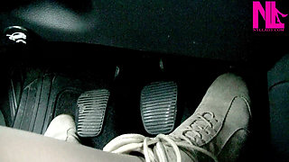 Driving and Pedal Pumping in Suede Soft Flat Boots