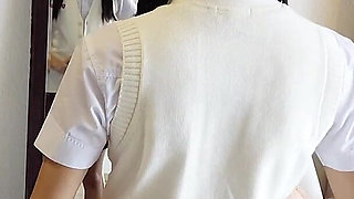 Photographer Ties up and Fucks a Petite Asian Schoolgirl with Pigtails