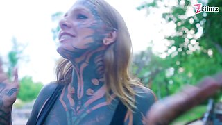 Inked Girls in Mayhem Squirting Sex Orgy with Anal Fucking, Blowjobs and Double Penetration!