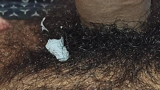 Indian girlfriend suck her boyfriend's dick and give him deep blowjob after that eat the all cum in mouth
