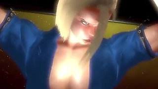 Cammy Sex Cage Fight - Street Fighter Parody