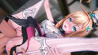 [genshin Impact] Escoffier Complete Collection: Wall Press, POV, Bondage & Double Penetration (4k)