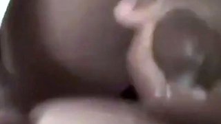 Big-Boobed Blonde Enjoys Interracial Sex with Her Black Frie