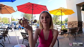 Blonde Takes Creampie No Cum Out