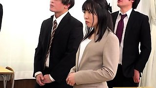 Small titted asian teen Sevil take a giant cock