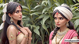 Desi Indian couple breaks their chastity with chocolate sauce on their mansion roof and then gets down in the shower