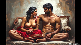 Indian aunty with hotel manager sex in bathroom as she goes to resturant and gets her pussy creampied