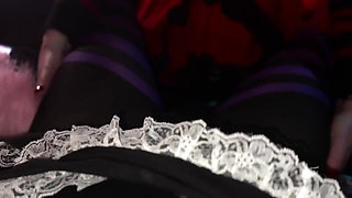 Step Mommy Dresses Him up in Panties and Makes Him Cum Twice