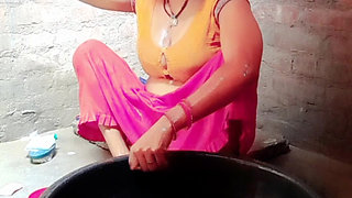 Desi Bhabhi Shower in Bathroom Big Boobs Big Ass