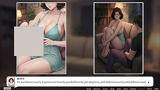 With Great Pleasure #12 - Animated Ai XXX Game - a Hot Foot Job with a MILF