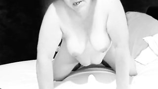 Retro Style with 70-year-old Mature Granny