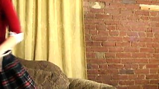 Small tit girl Georgia Jones masturbating in panties