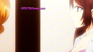 Anime MILF gets on all fours and begs for deep pounding