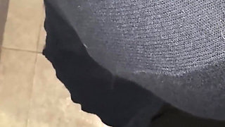 He Puts His Penis on Her Shoulder and She Grabs It.
