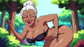 Ai Babes Outdoor Cleavage Tease