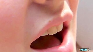 Bored Out Of Her Mind The Lesbian Entices A Mobile Insurance Worker With Her Double Ended Dildo