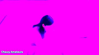 Purple Light Jacuzzi bath starring Chloe Faye