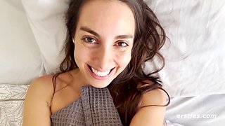 A day in the life of sizzling brunette Ana B