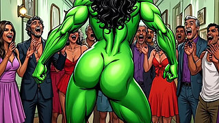 She-hulk Slut Not a Day Without Fucking. Big Compilation Cartoon