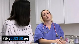 Nasty brazilian Apryl Rein makes a deal with her doctor for faux virginity certificate - freak doctor