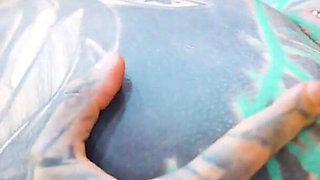 Anuskatzzz Mess up My Tattoo and Get Fucked Anal