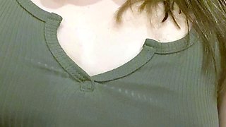 Amateur striptease and Solo masturbation