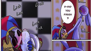 Jax And Pomni Are Learning To Enjoy Sex The Amazing Digital Circus Hentai With Car Toon
