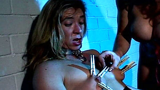 BDSM Lesbian Session with Muscular Girl