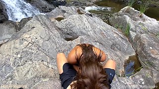 Hottest Amateur's Wild Waterfall Adventure in Celebration