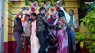 Desi Bihari Chapri Live Nude Dance Show with Hot Girl Sudipa & Alisha and All Thirki Boys(