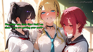 Girls from Saimin Seishidou are passing teacher's special exam (Sex JOI)