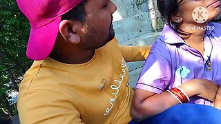 Permi Pooja Hot Bhabhi Outdoor Sex - Desi Aunty Morning Boobs Sucking Young Boy in Jungle
