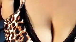 Moaning with Boobs Teasing in Webcam