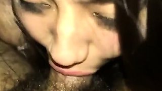 Asian amateur girlfriend gives a blowjob pov HD