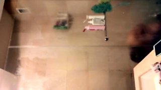 curvy stepmom 51 shaving her pussy in the shower