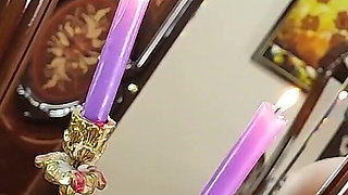 Satanic Witch Summons Satan Through a Mirror Portal