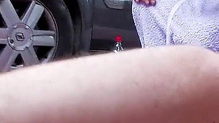 Blonde skinny Melody fucked in the ass by boss in workshop