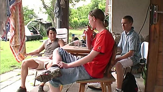 Twink Sucks Big Cock Rimjob Outdoor