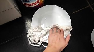 JuliaCrown - Cook disgust food pasta for slave