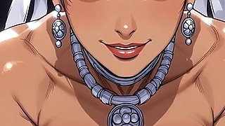 Chun Li Topless with Jewelry Sexy Pose (ai Animation)