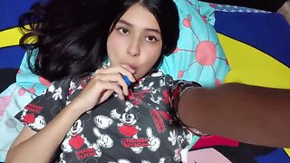 Yulieth Gomez Tender Stepsister Sucks Cock - Amateur Latina Teen Anal Masturbation