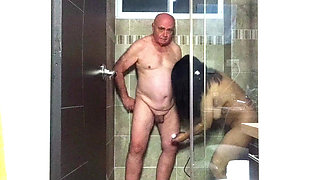 Surprise in the Shower with Garabas and Olga